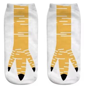 Chicken Eagle Claw Unisex Soft Casual Short Ankle Socks Funny Animal Paw